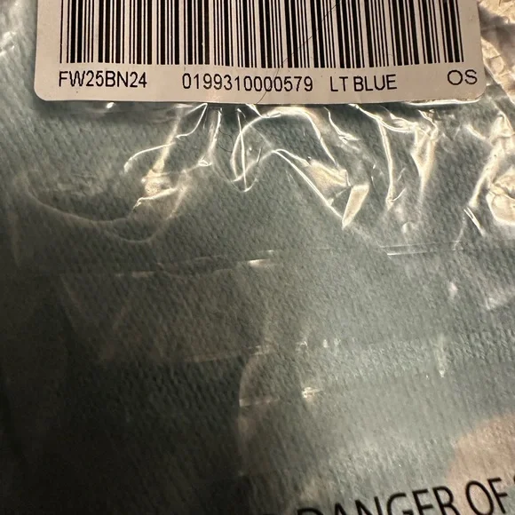 Supreme Big Logo Sky Blue Beanie - Picture 3 of 3